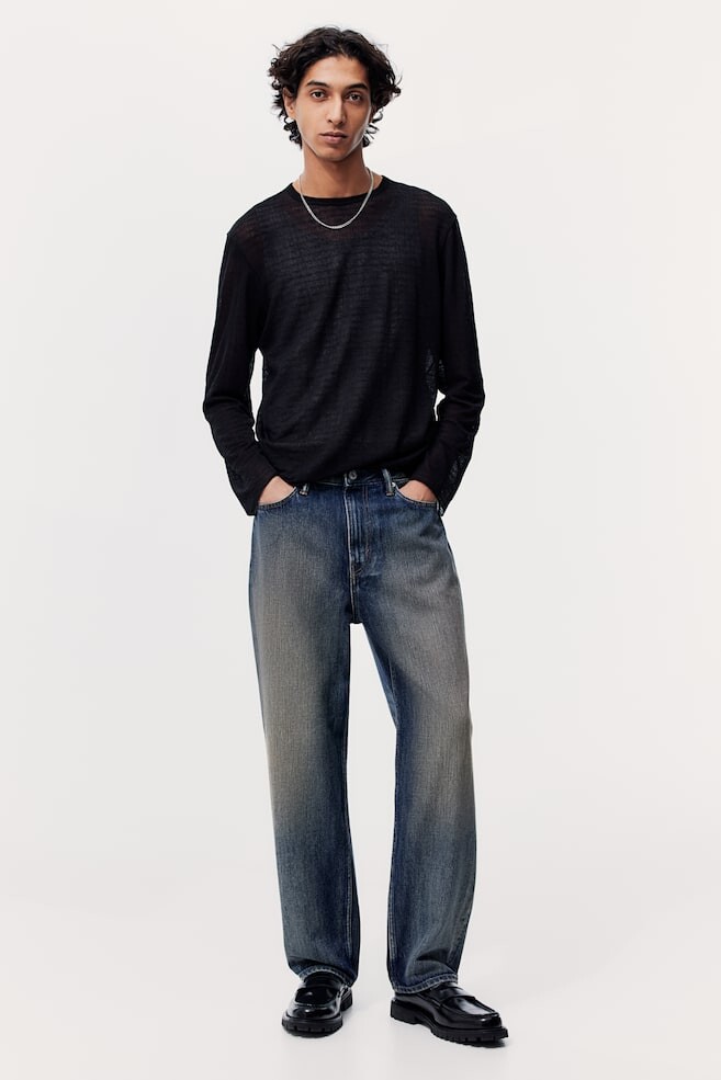 

Свободные джинсы H&M, синий