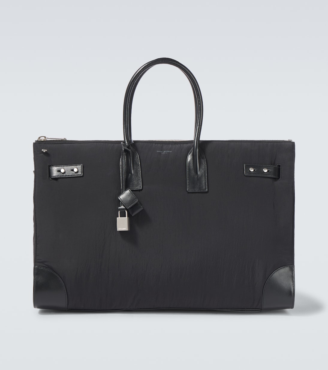 

Сумка Sac De Jour 48H с кожаной отделкой Saint Laurent, черный