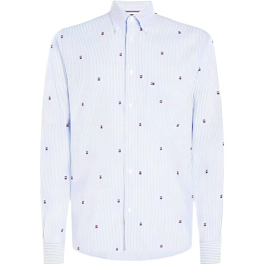 

Tommy Hilfiger Мужская синяя рубашка