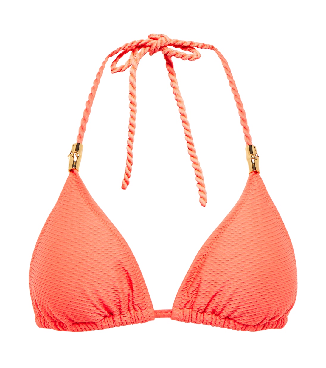 

Верх бикини с закрученной петлей на шее Heidi Klein, Coral Reef