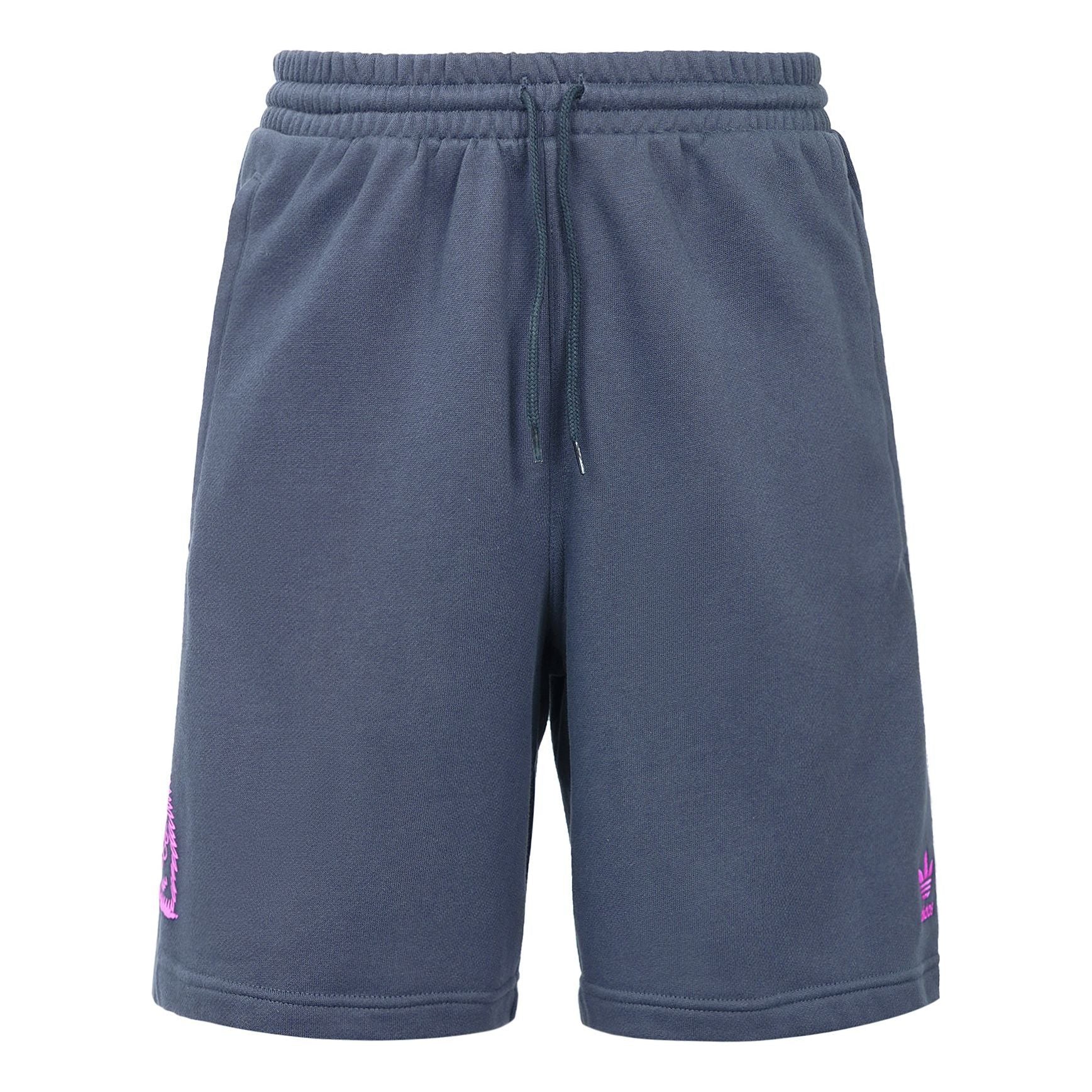 

Шорты adidas originals Kevin Lyons Shr Solid Color Cartoon Pattern Athleisure Casual Sports Straight Shorts Navy Blue HC7115