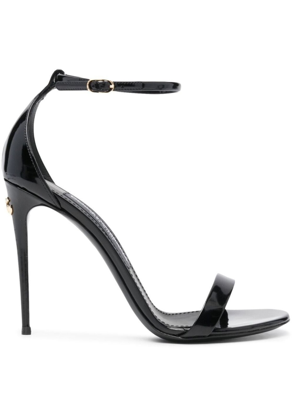 Dolce & Gabbana лакированные босоножки, черный