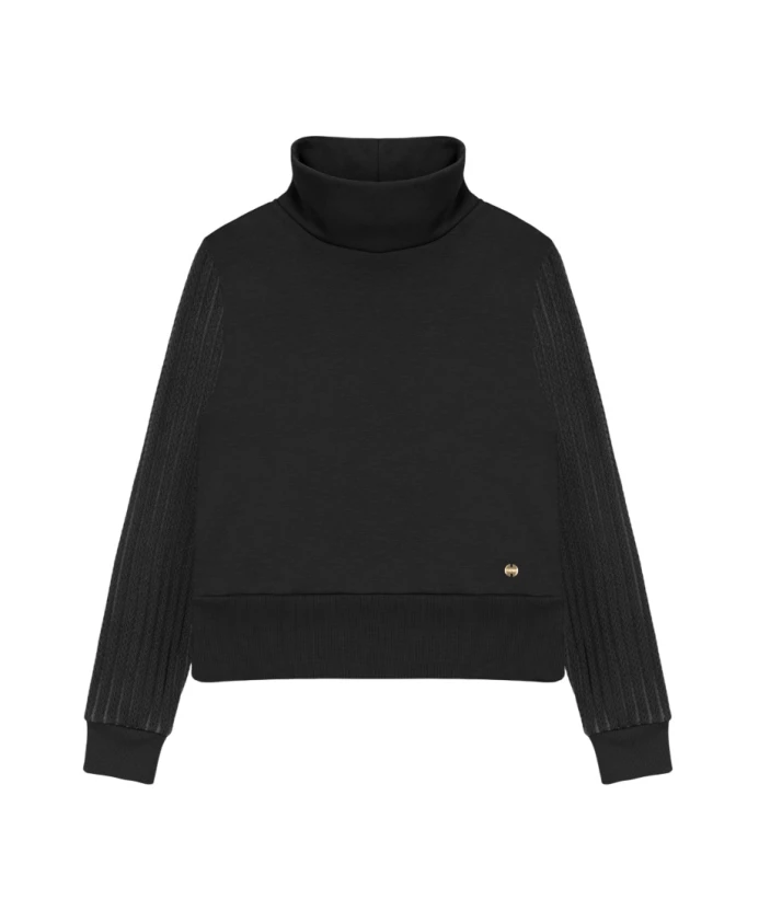 

Черный вязаный свитер со стойкой Colmar, черный