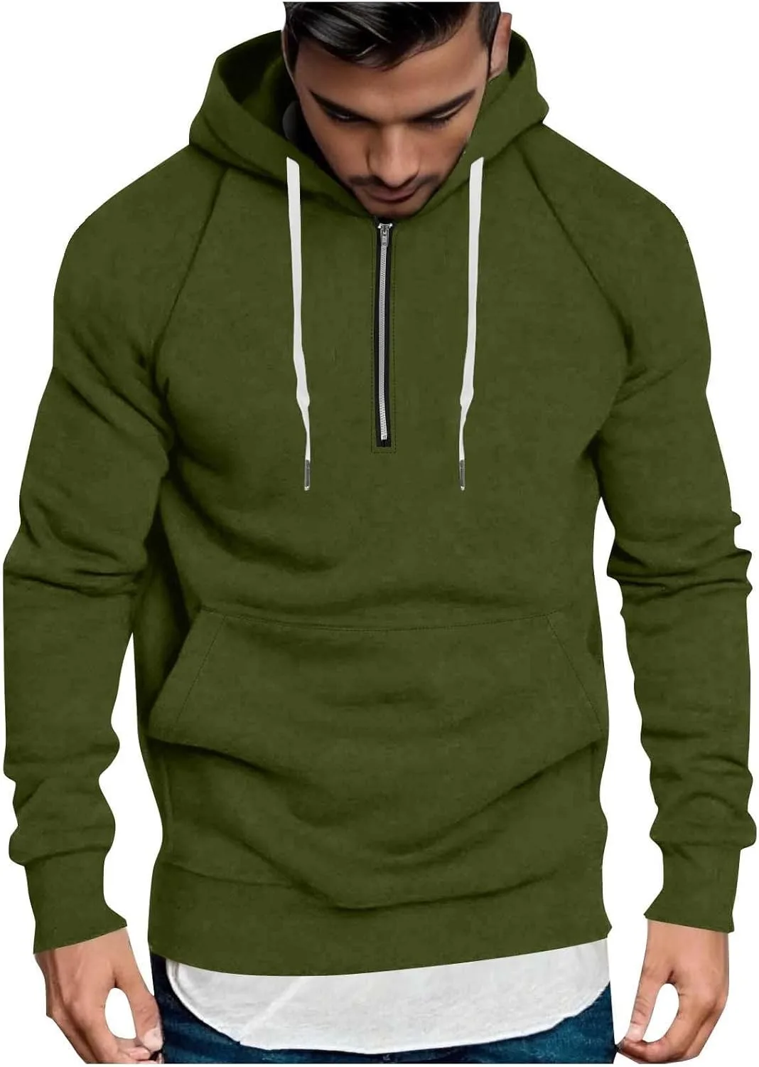 

Толстовка с капюшоном для мужчин Casual Loose Fit с карманами Floleo