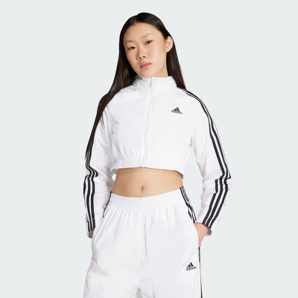 

Спортивный костюм Adidas Teamgeist Adicolor Cropped Track Top, белый