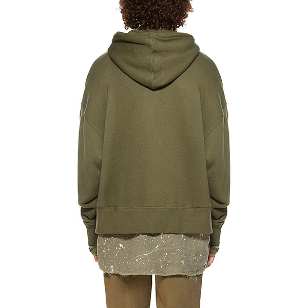 Толстовка ss21 bear hoodie 'military brown' Palm Angels, зеленый — фото 4