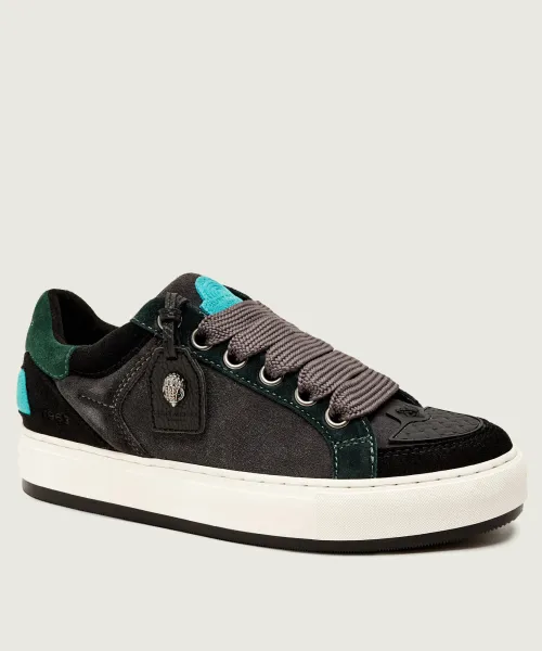 

Кожаные кроссовки 166-southbank tag Kurt Geiger, серый