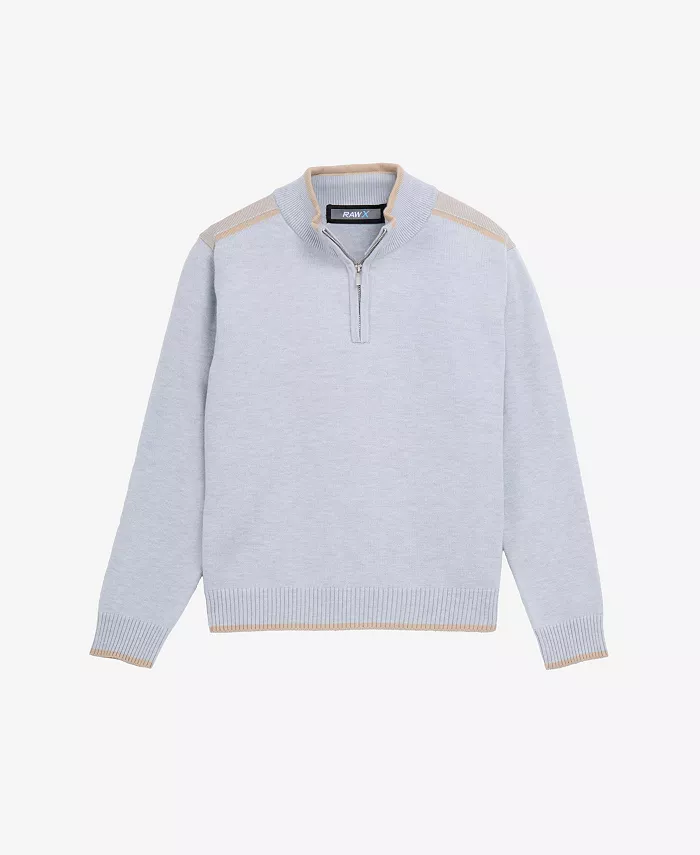 

Мальчиковый свитер с кюлотами и плечевыми деталями Raw X, серый