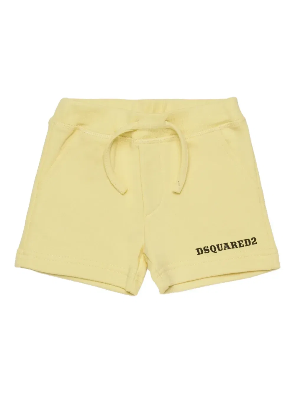 Шорты с кулиской и логотипом DSQUARED2 KIDS, желтый
