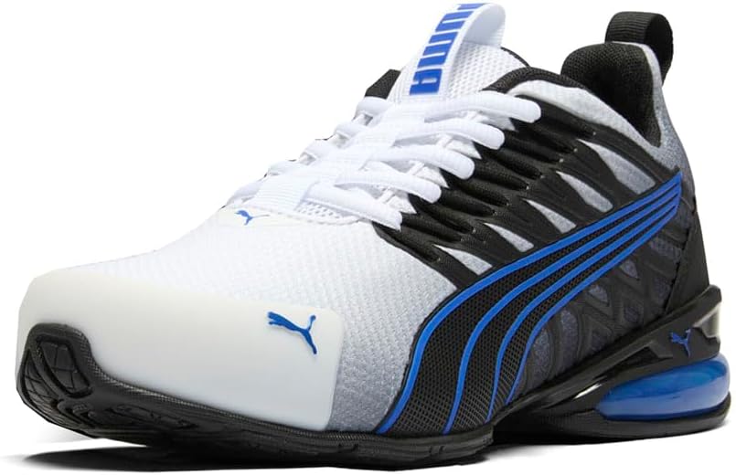 Кроссовки Puma Voltaic Evo для детей и подростков унисекс, белый/синий/ярко-синий — фото 2