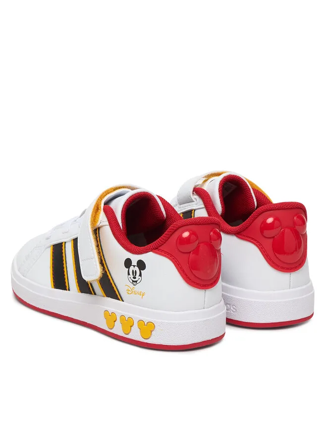 Adidas Кроссовки Grand Court Mickey El K JQ8067 белые — фото 3