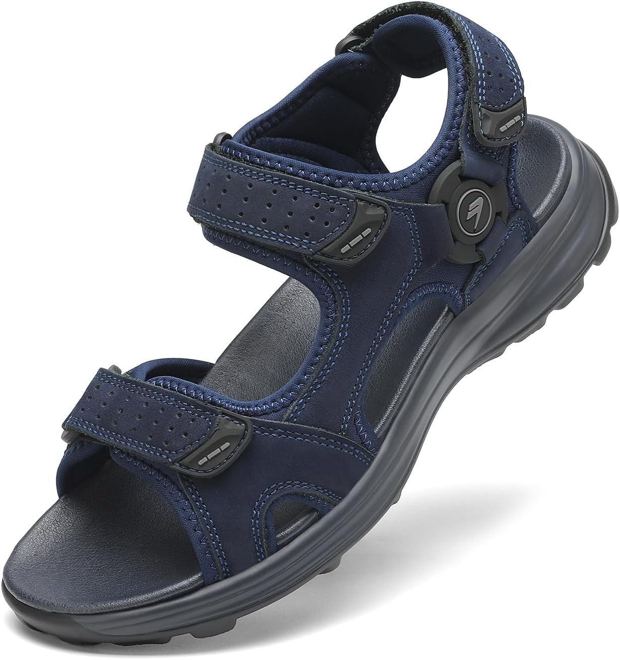 

Мужские спортивные сандалии FLARUT для активного отдыха, сандалии для походов, открытые сандалии для ходьбы, летние пляжные водные туфли, Blue-a