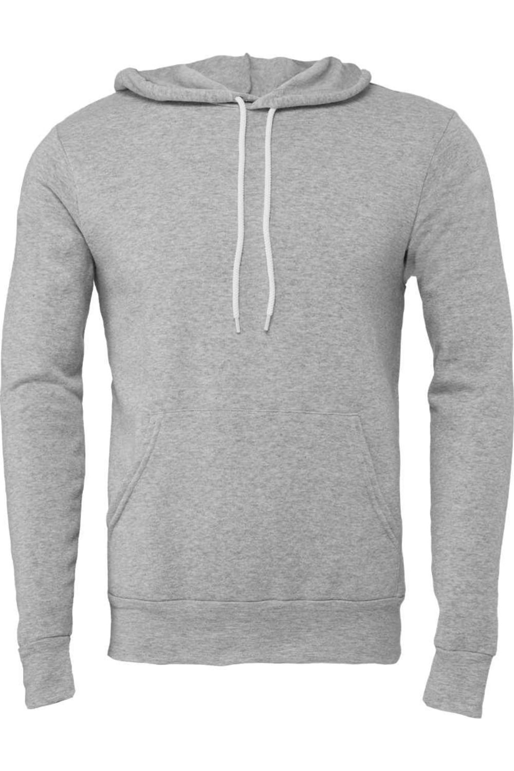 

Толстовка с капюшоном из губчатого флиса BELLA + CANVAS, цвет athletic heather