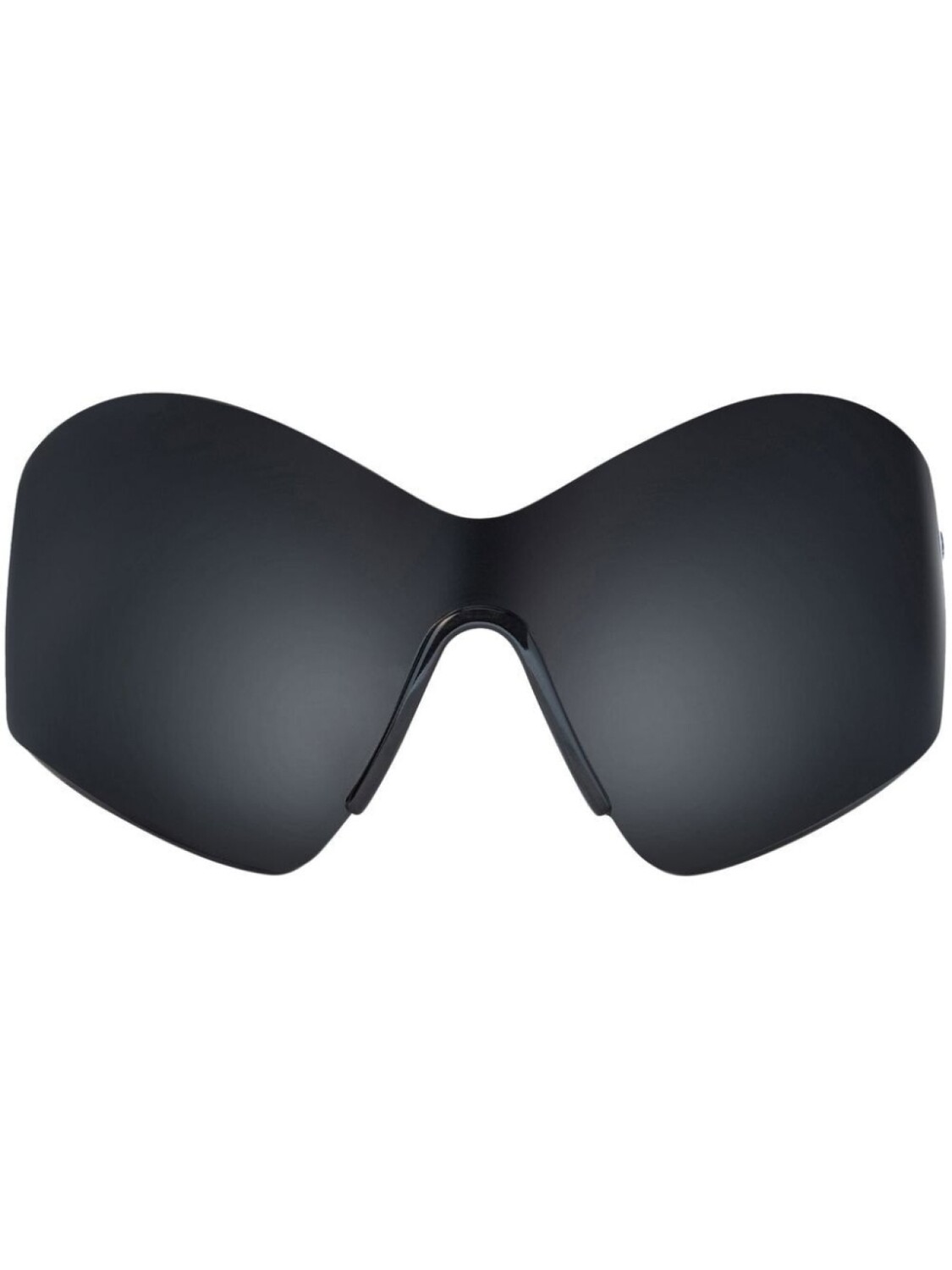 

Balenciaga Eyewear солнцезащитные очки Mask в оправе 'бабочка', черный