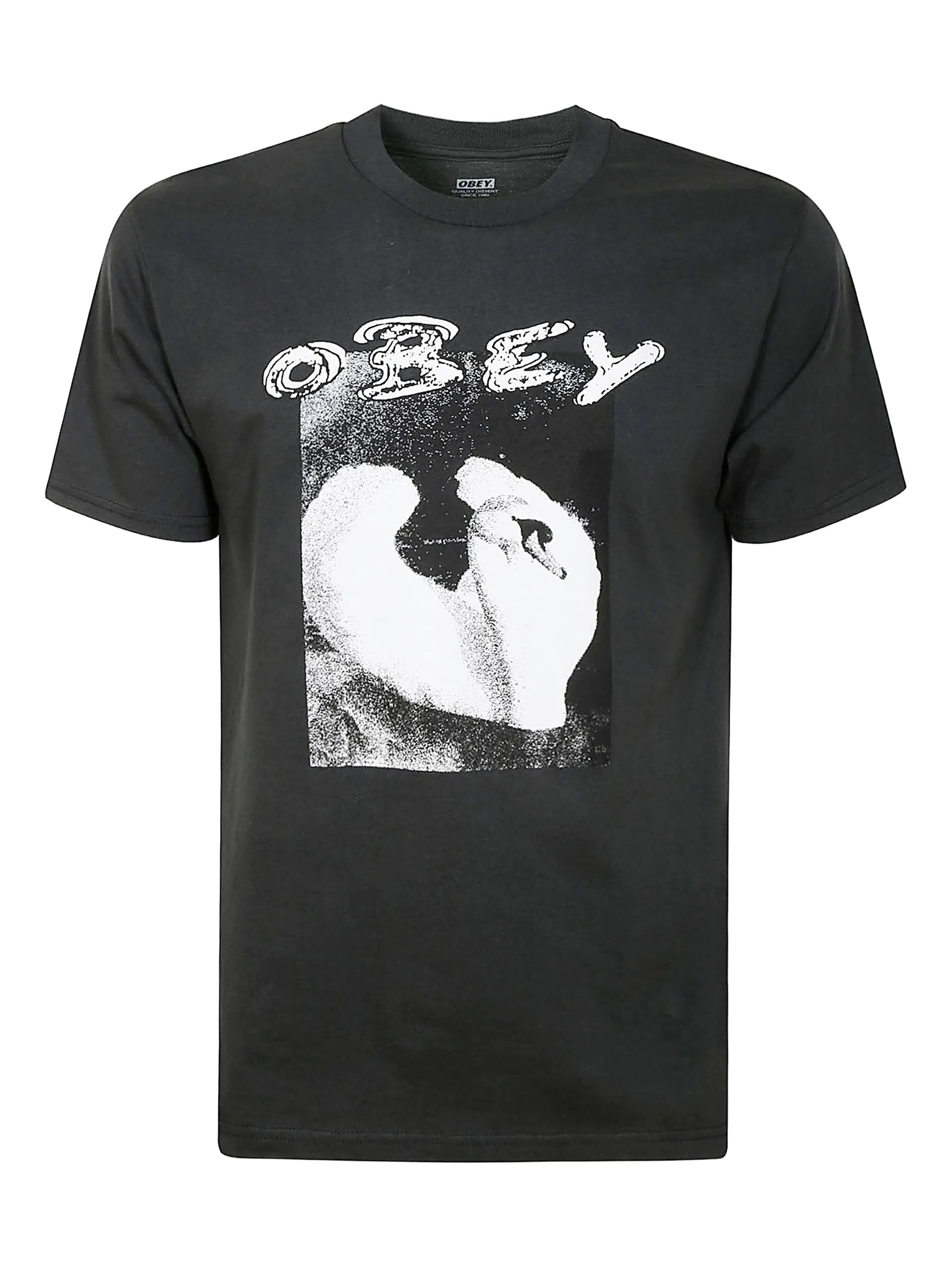 

Футболка с графичным принтом Obey, черный