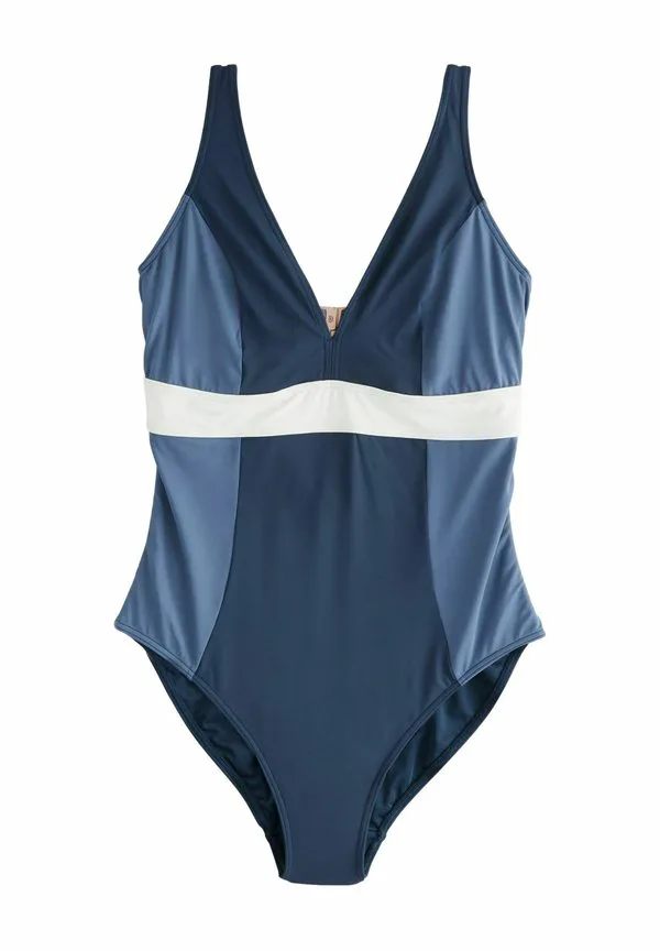 

Купальник с глубоким вырезом, утягивающим эффектом и стандартным кроем. Next, Blue Ecru Colourblock, Синий, Купальник с глубоким вырезом, утягивающим эффектом и стандартным кроем. Next, Blue Ecru Colourblock