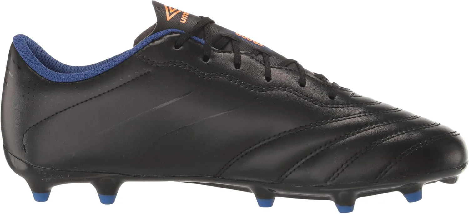Мужские футбольные бутсы Umbro Tocco 3 League, черный/оранжевый/синий — фото 2