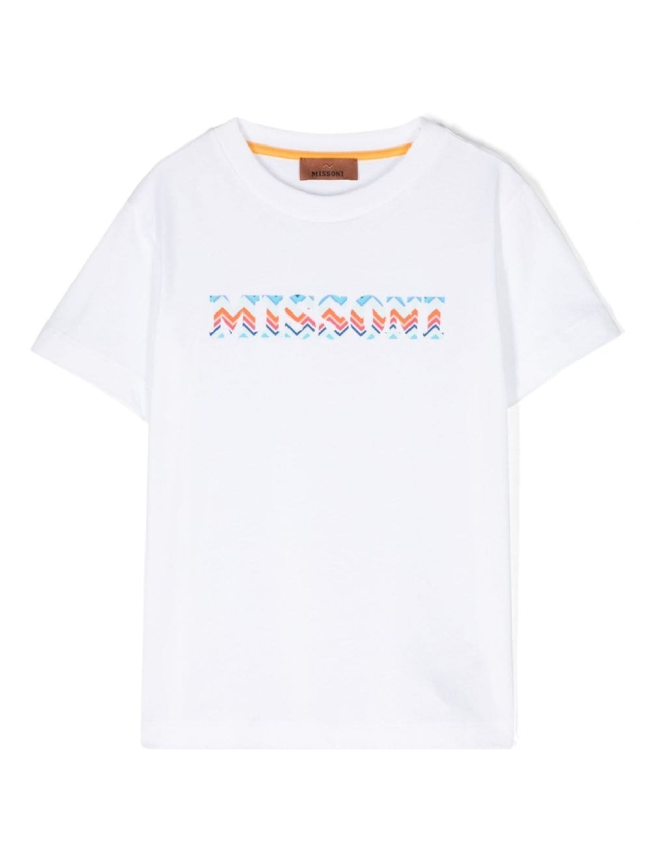 

Missoni Kids футболка с логотипом, белый