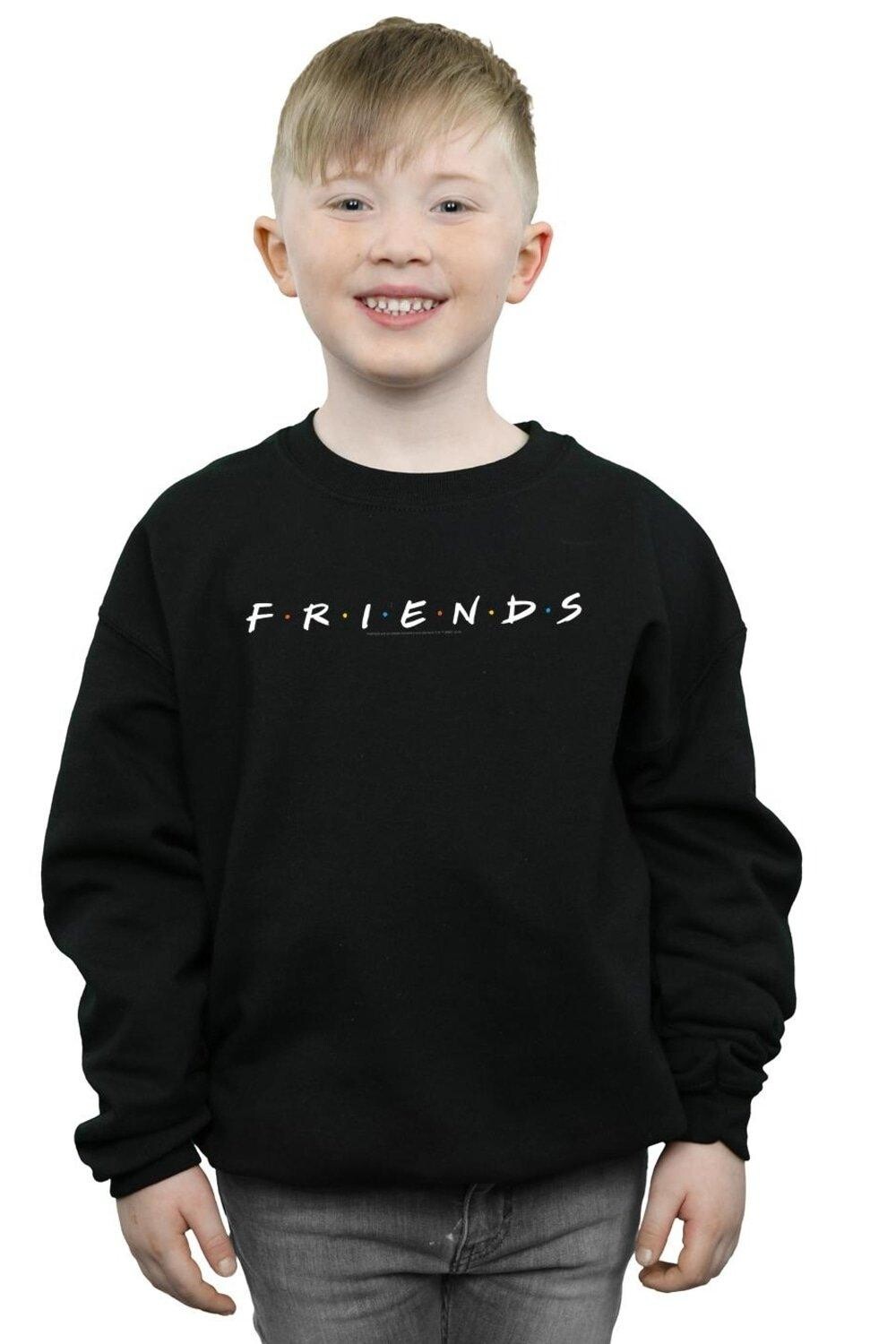 

Толстовка с текстовым логотипом Friends, черный