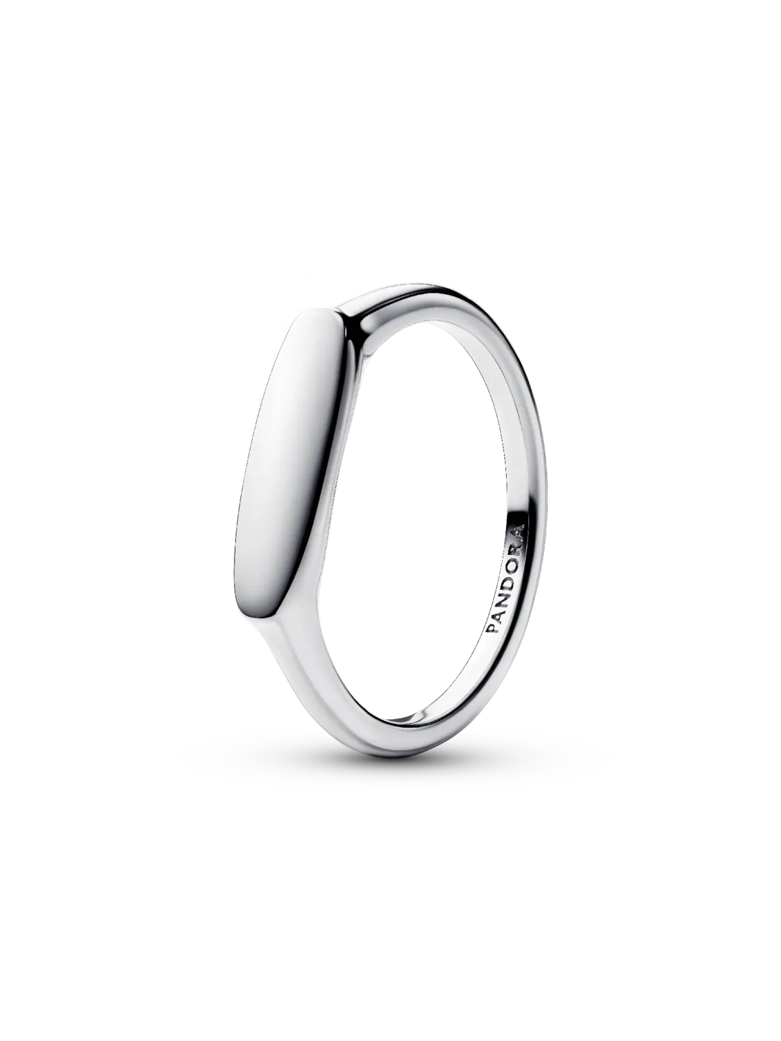

Кольцо-бар с гравировкой Pandora, серебро 925 пробы