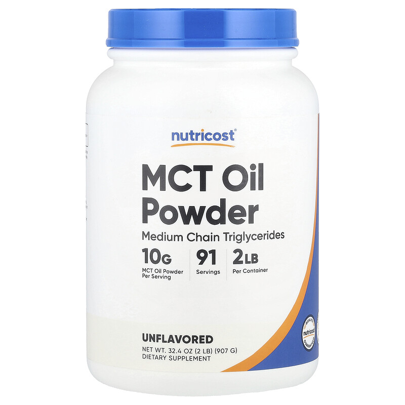 

Nutricost, MCT масло в порошке, без добавок, 907 г (32,4 унции)