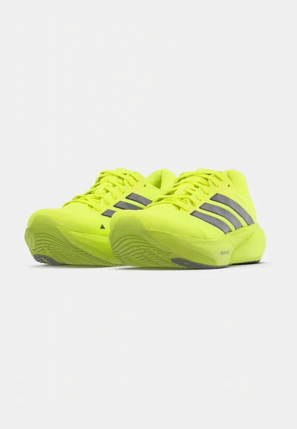 Кроссовки для бега по шоссе supernova solution 3 Adidas Performance, Solar Yellow/Core Black/Silver-Coloured Metallic — фото 3