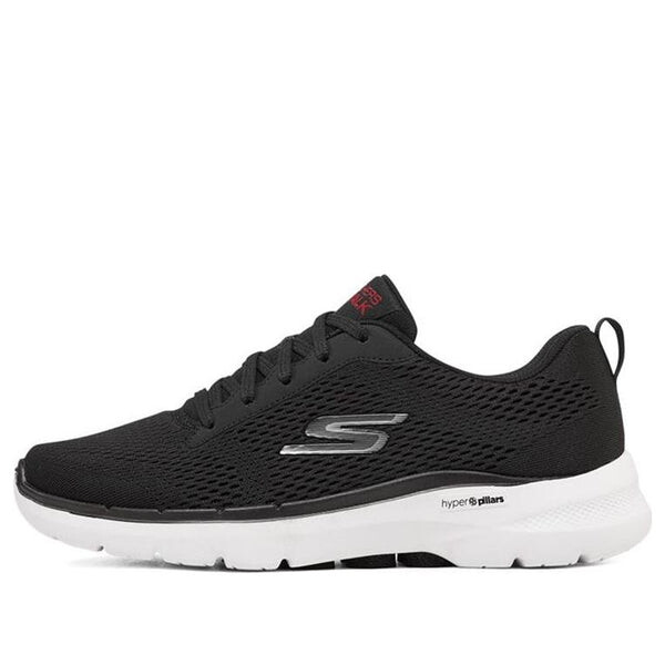 

Кроссовки go walk 6 avalo lace up 'black' Skechers, черный