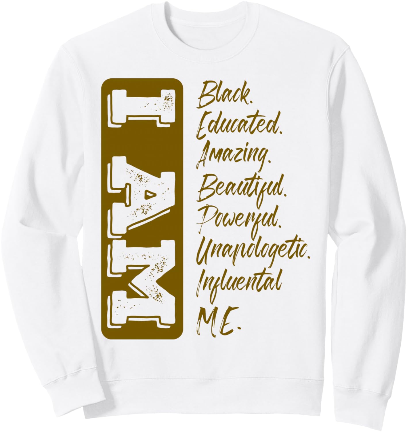 

Толстовка с надписью «Я испытываю сильную гордость за свою образованность и африканское происхождение в честь Месяца истории чернокожих», серая, размер S Black History Month Gifts