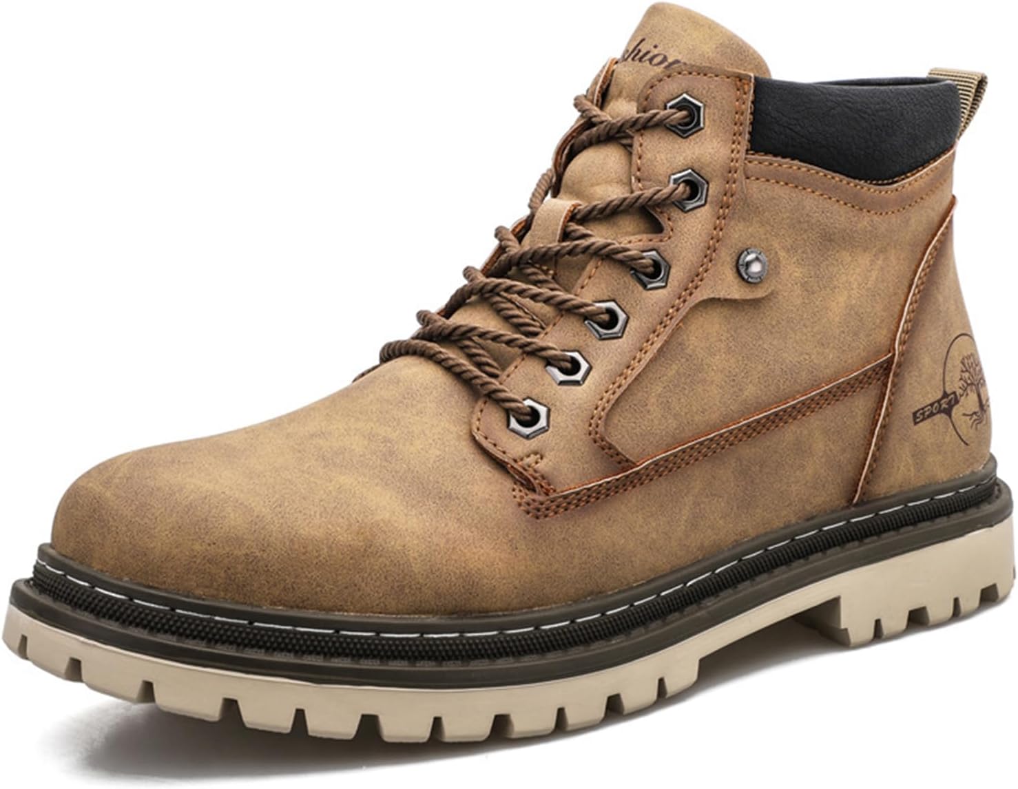 

Мужские ботинки NXNBHSL с круглым носком из ПУ, чукка, на щиколотку, легкие, модные, на шнуровке, с противоскользящей подошвой, водонепроницаемые, теплые, для работы, походов и активного отдыха, хаки