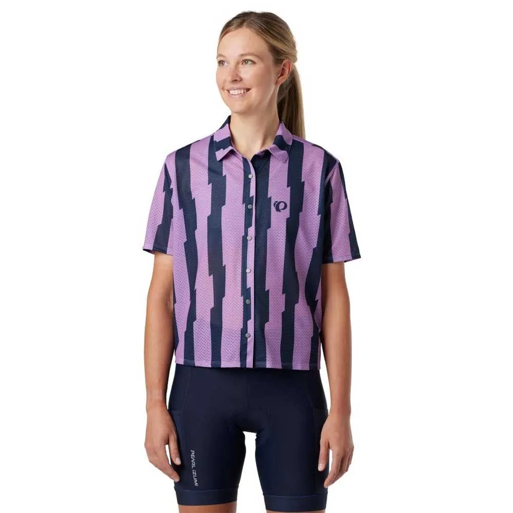 

Рубашка с коротким рукавом Pearl Izumi Canyon Tech Snap, фиолетовый