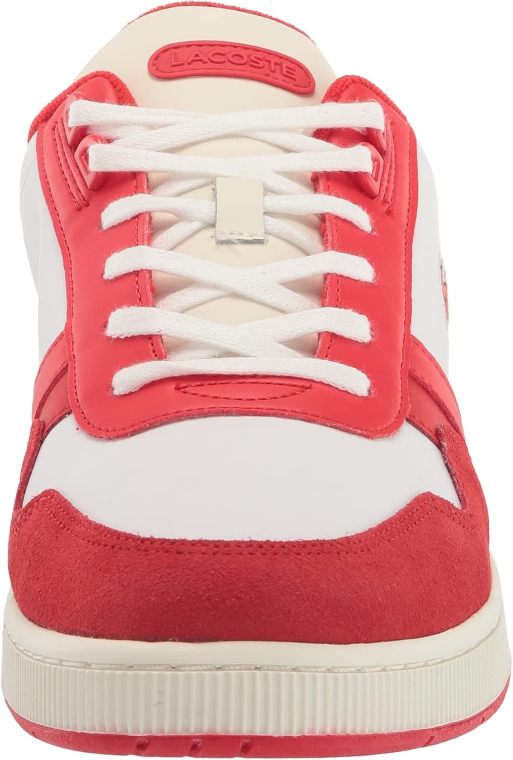 Lacoste мужские кроссовки T-Clip, White/Red — фото 2