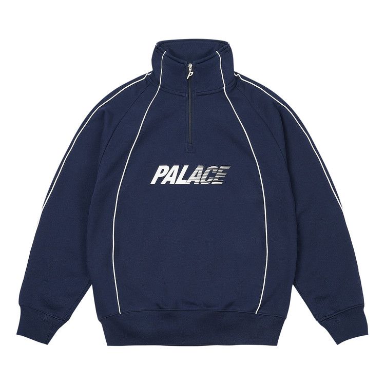 

Толстовка Palace Fast Logo 1/4 Zip, Navy