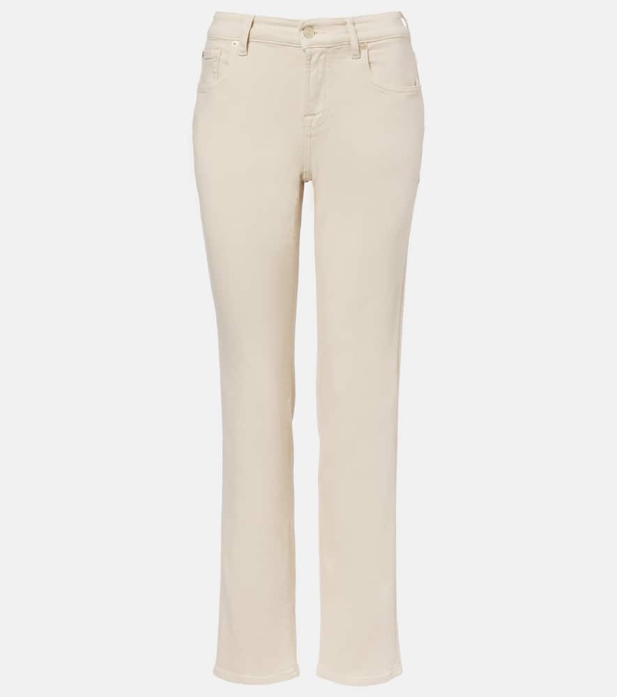 

Прямые джинсы Calie с заниженной талией 7 For All Mankind, Colored Luxe Vintage Oatmeal