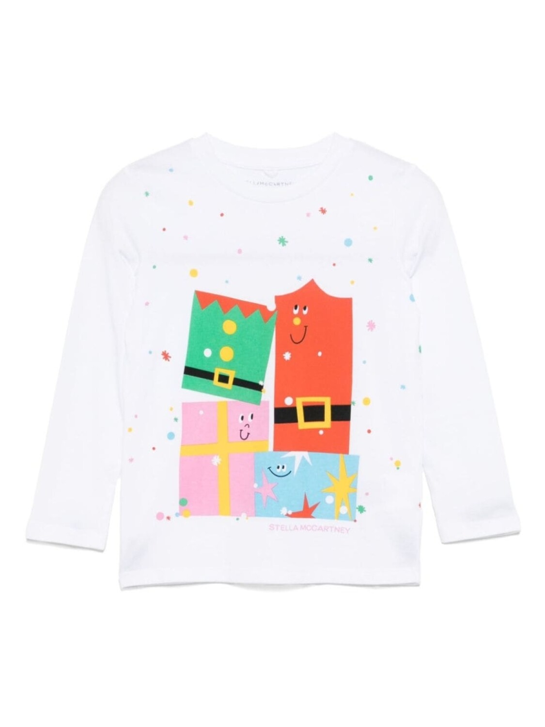 

Футболка с графическим принтом Stella McCartney Kids, белый