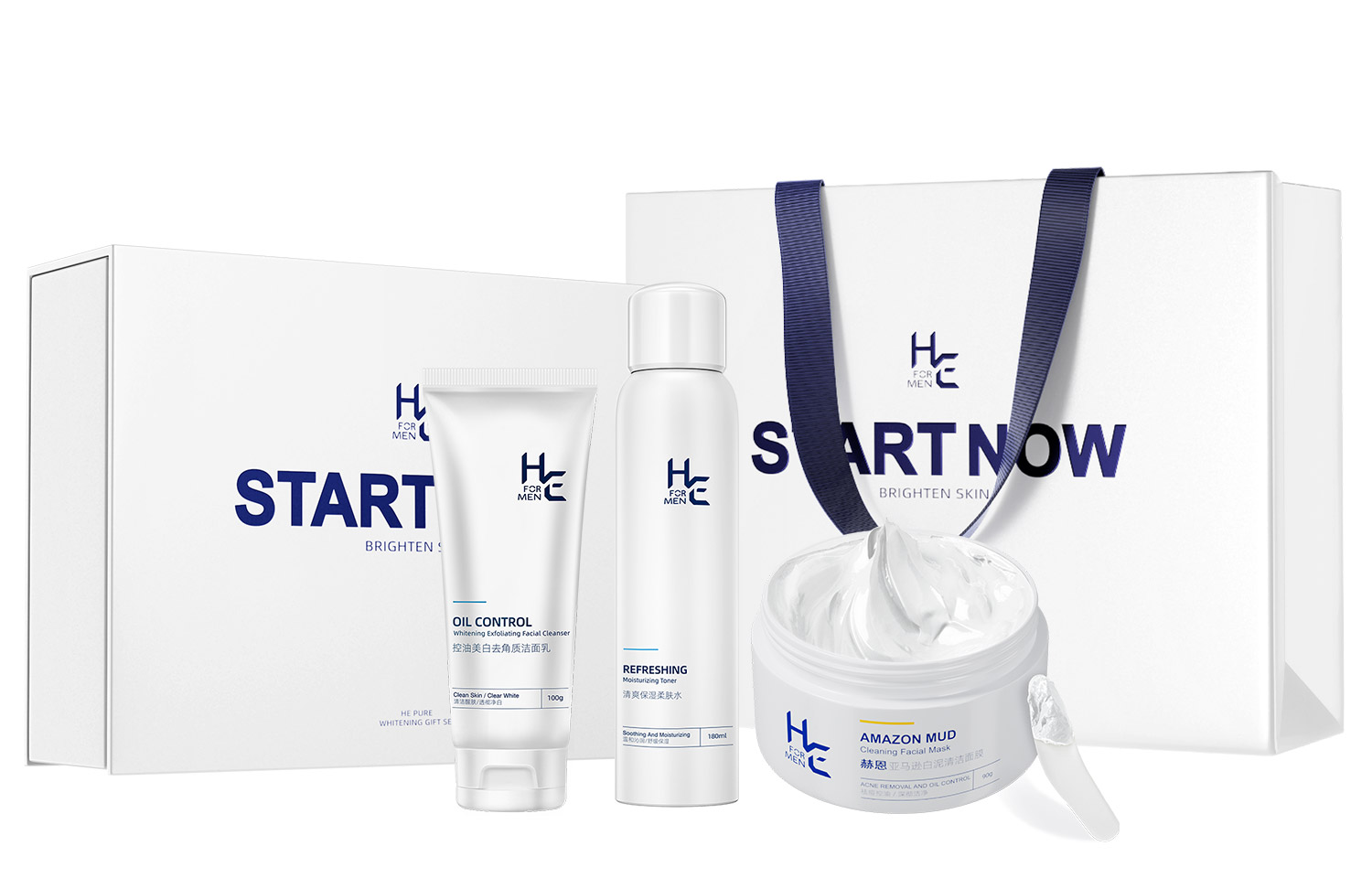 

Наборы для ухода за кожей для мужчин H&E