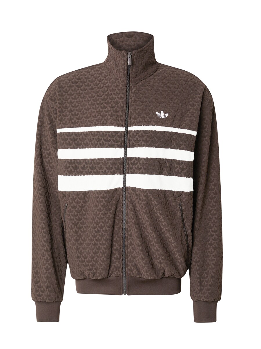 

Толстовка с капюшоном на молнии ADIDAS ORIGINALS Q12, цвет Brown/Chestnut brown