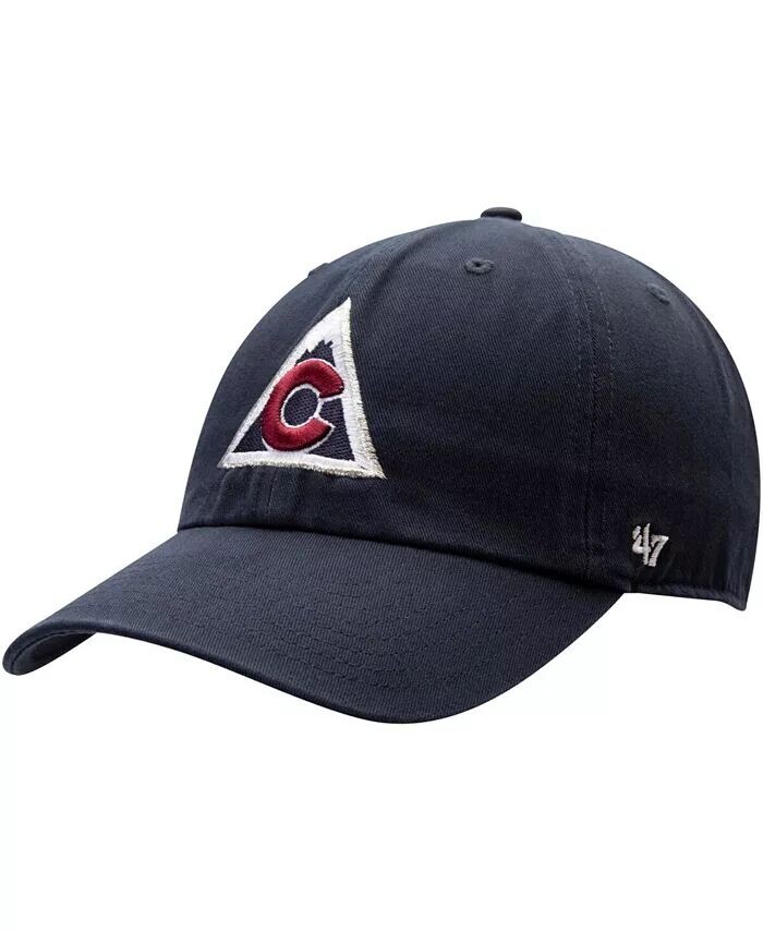 

Мужская темно-синяя кепка Colorado Avalanche Clean Up Alternate Logo Adjustable Hat '47 Brand