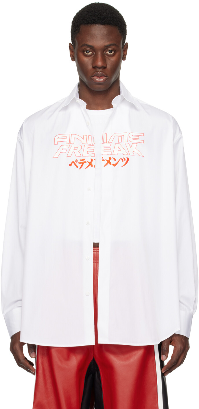 

Футболка «Аниме-фрик» VETEMENTS, белый