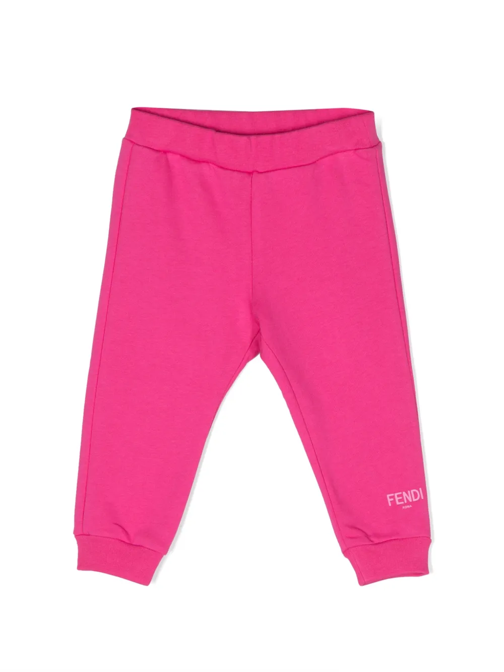 

Спортивные брюки с тисненым логотипом FENDI KIDS, розовый