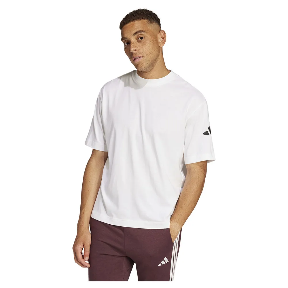 

Футболка с коротким рукавом adidas Essentials Loose Fit 3 Bar Logo, белый