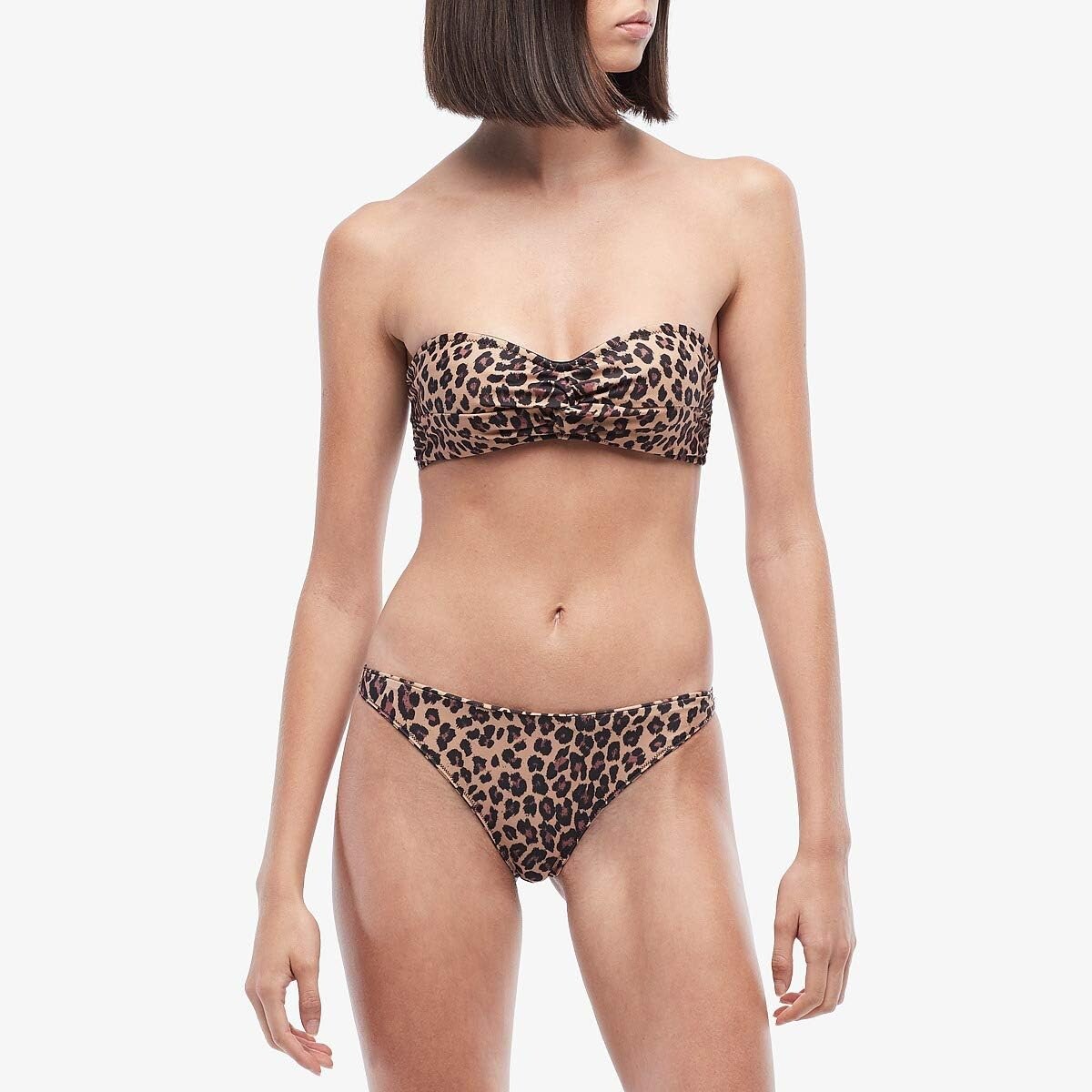 

Плавки Jonathan Simkhai Leopard Print Classic Bottoms, цвет Leopard Print