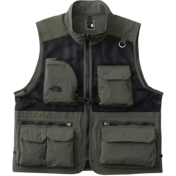 

Майка унисекс армейский зеленый The North Face, зеленый