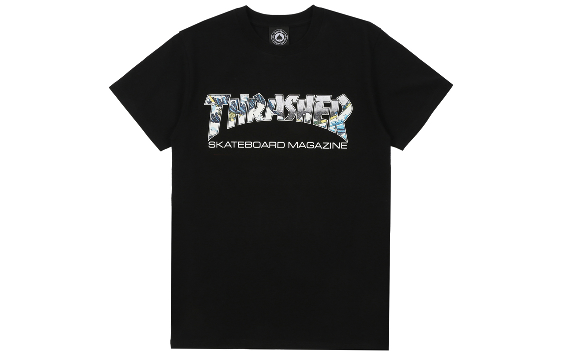 

Thrasher Футболка унисекс, версия для США, черная