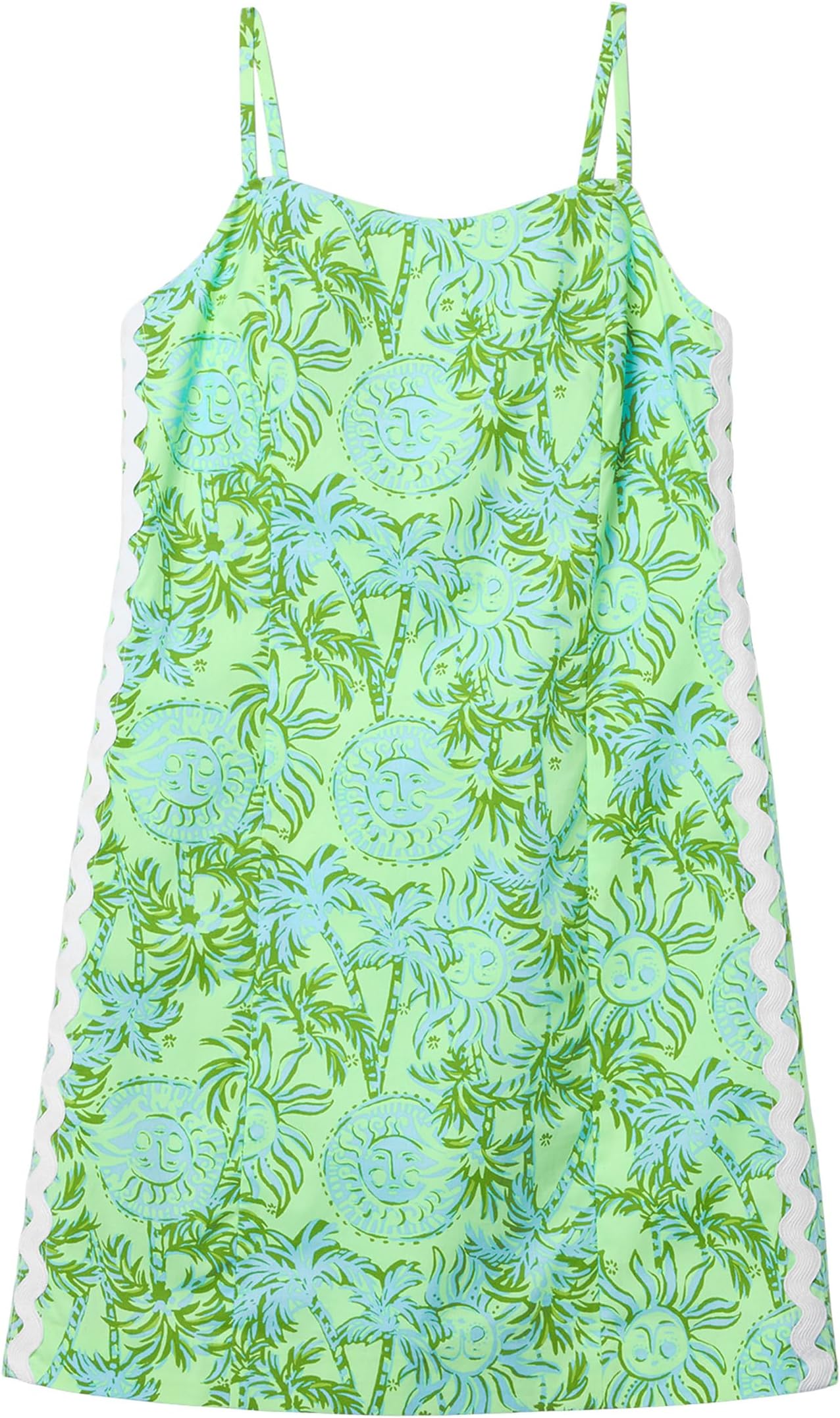 

Платье Lilly Pulitzer Kids Mini Shelli Dress, цвет Cool Mint Catchin Rays