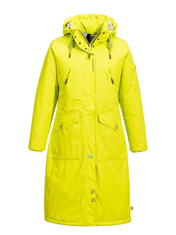 

Парка SCHIETWETTER Winterjacke Winterfell Vera, цвет lime