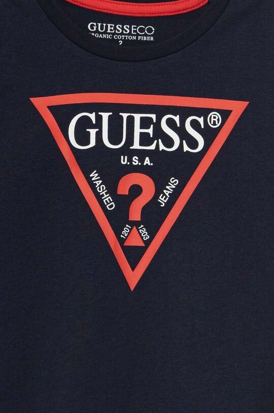 Лонгслив с длинным рукавом Guess, темно-синий — фото 3