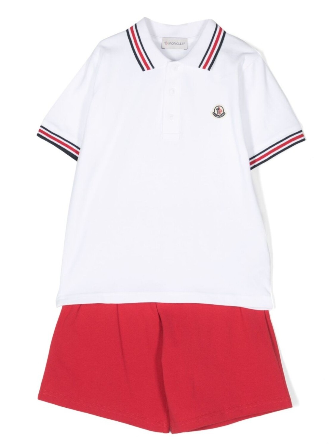 

Moncler Enfant спортивный костюм с логотипом, белый