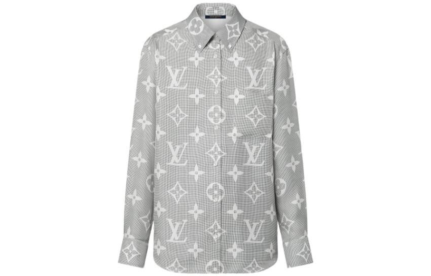 

Рубашка женская Louis Vuitton Flight Mode, серый