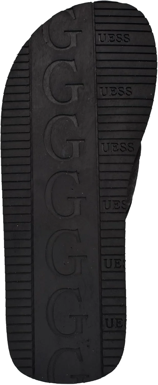 Шлепанцы GUESS mens Dubbz, черный — фото 4