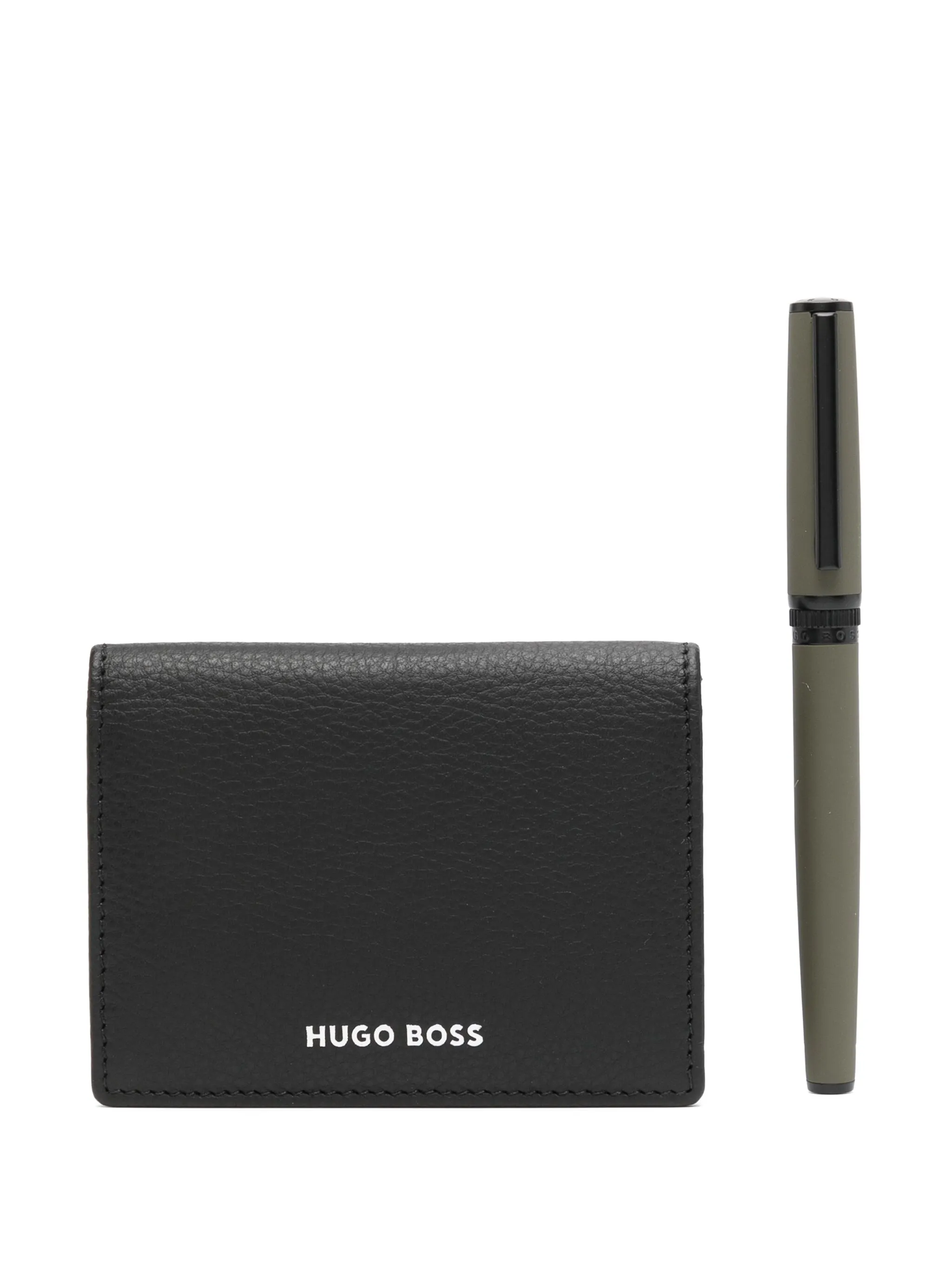 

Набор из картхолдера и перьевой ручки Boss, зеленый